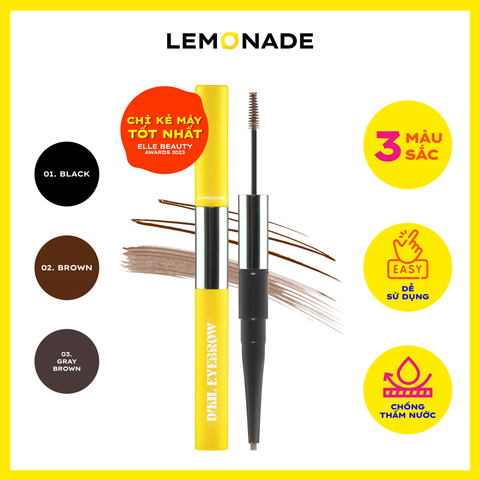  CHÌ KẺ MÀY 2 ĐẦU LEMONADE WANT IT GOT IT DUAL EYEBROW 