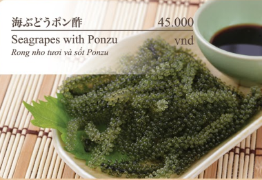  Seagrapes With Ponzu 