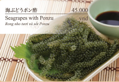 Seagrapes With Ponzu
