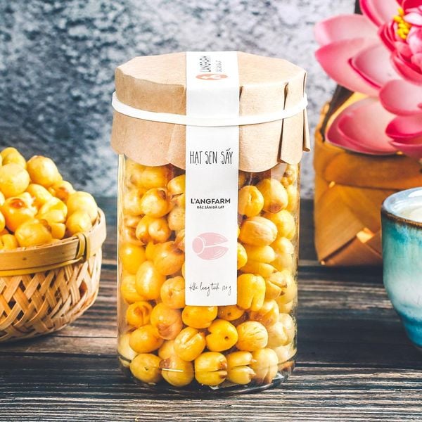 Hạt sen sấy, 120g, hũ, mẫu tobita