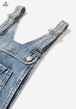  Yếm Nữ Jeans Suông TY124J8183 