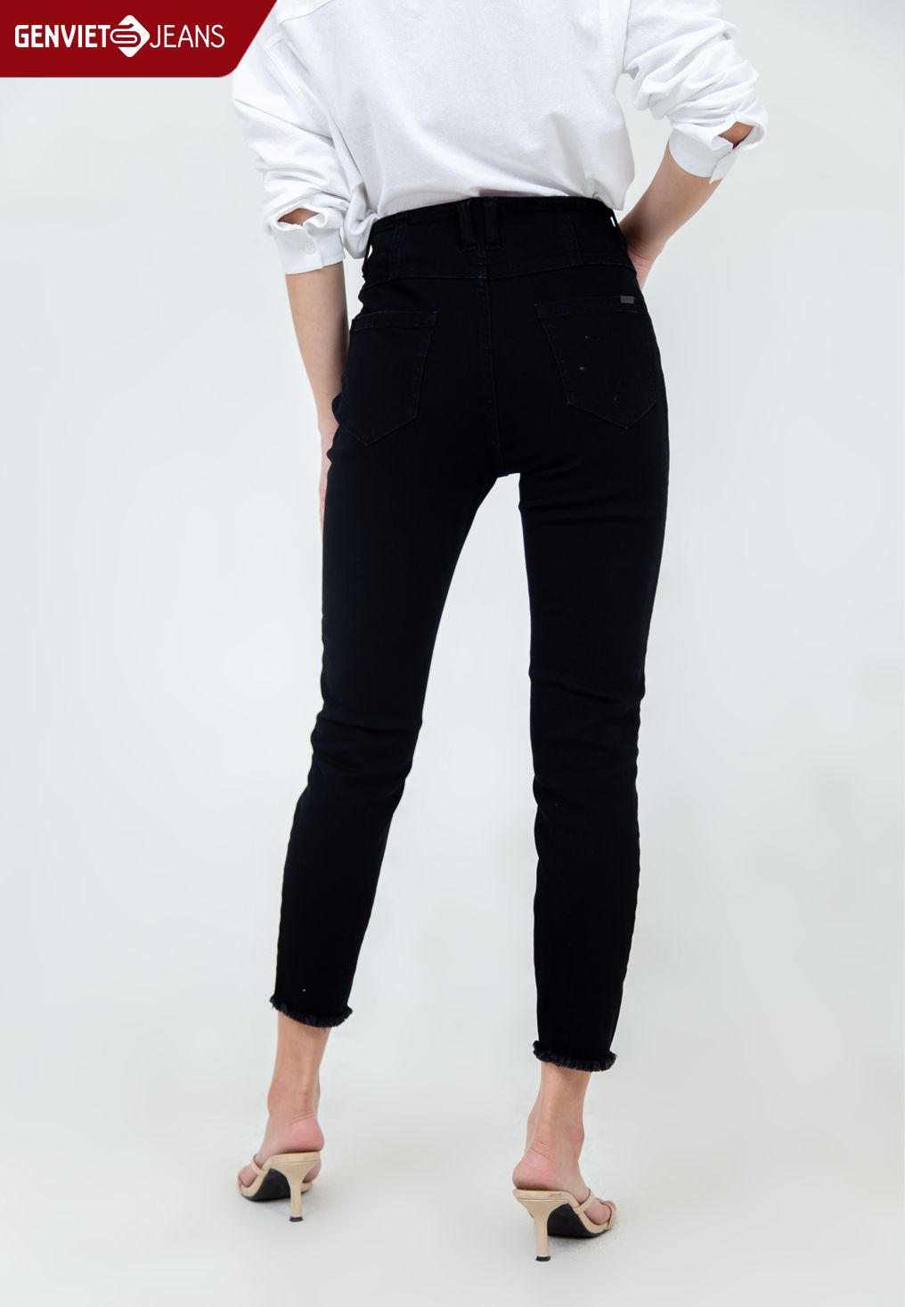  Quần Dài Nữ Jeans Col Cơ Bản TQ103J2131 