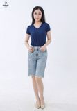  Quần Ngố Nữ Jeans Suông XQ324J8236 