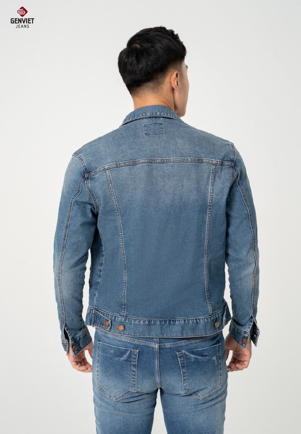  Áo Khoác 1 Lớp Nam Jeans Ôm Vừa T6121J8432 