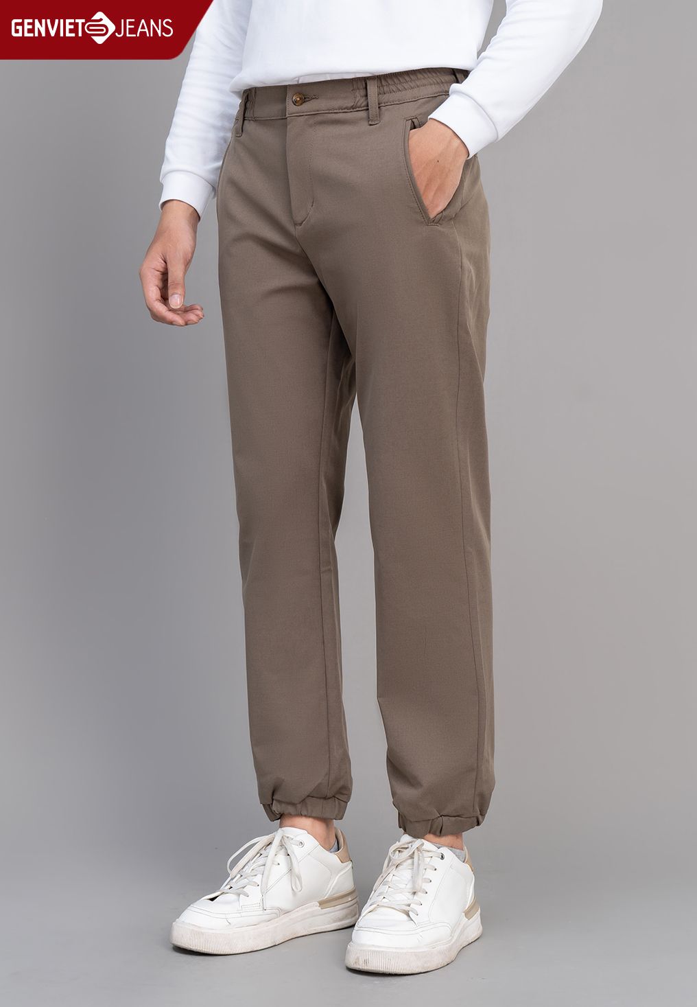  Quần Dài Nam Kaki Jogger T1111K8050 