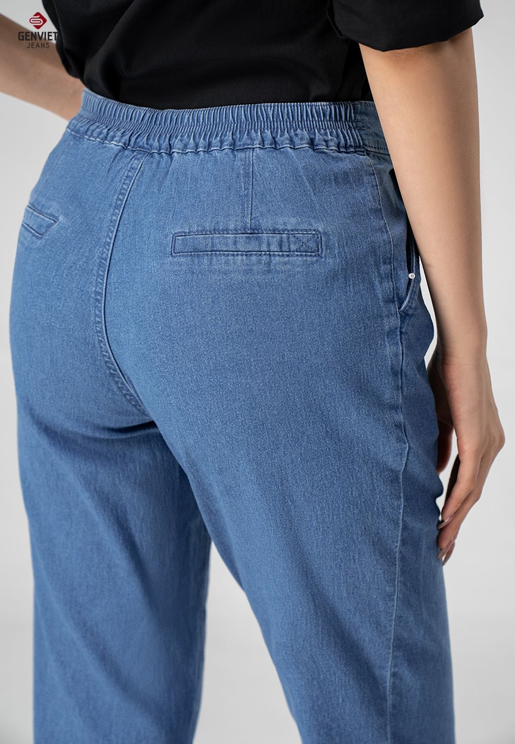  Quần Dài Nữ Jeans Baggy DQ106J8338 