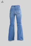  Quần Dài Nữ Jeans Vảy DQ110J8152 