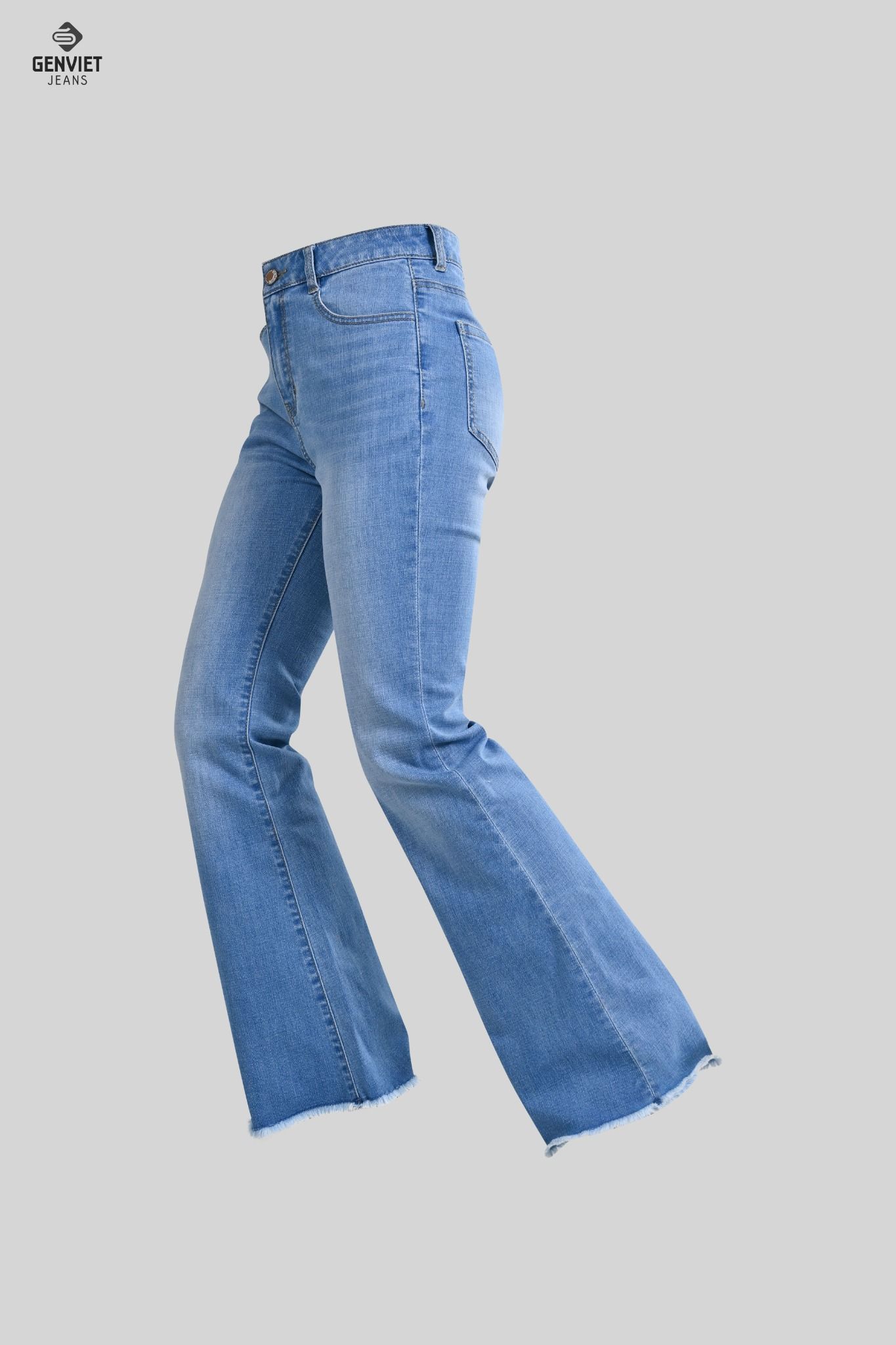  Quần Dài Nữ Jeans Vảy DQ110J8152 