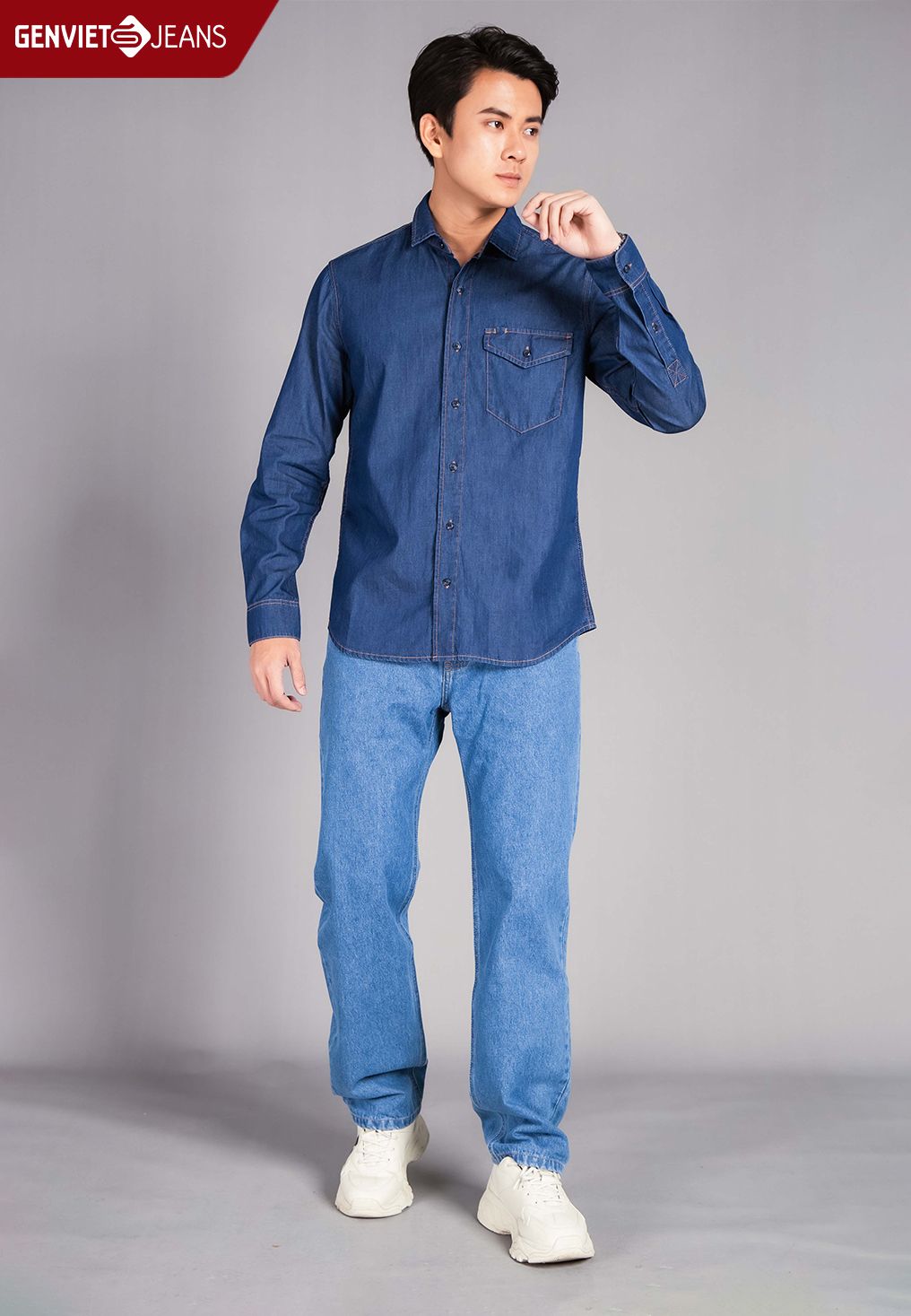  Quần Dài Nam Jeans Đứng D1109J8033 