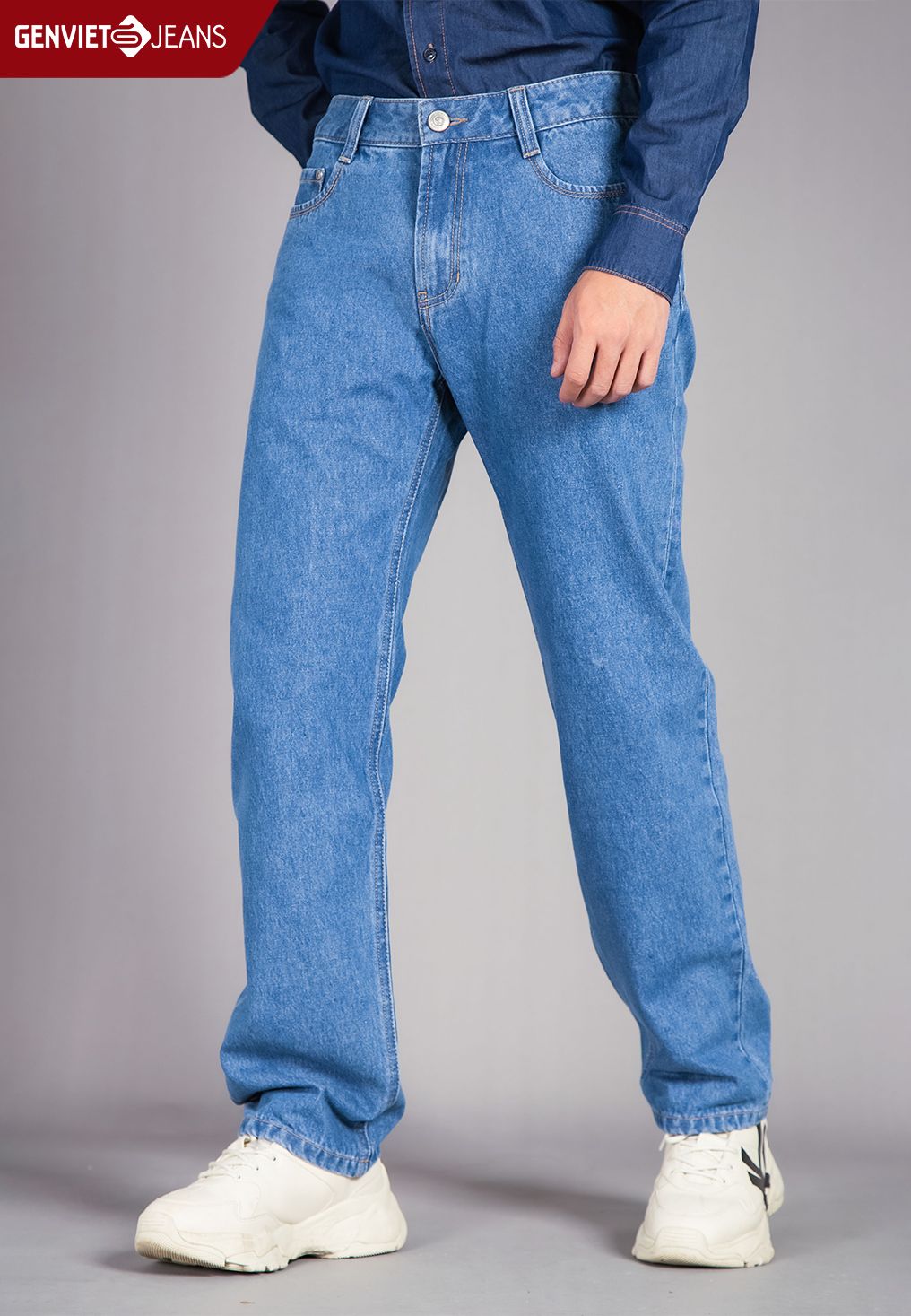  Quần Dài Nam Jeans Đứng D1109J8033 