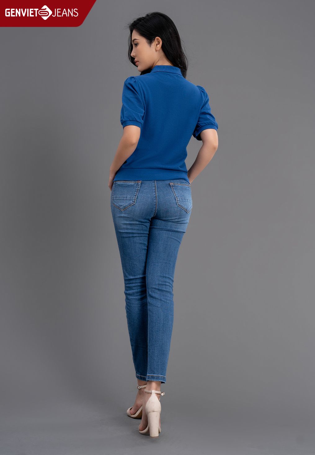  Quần Dài Nữ Jeans Col Cơ Bản TQ103J2271 