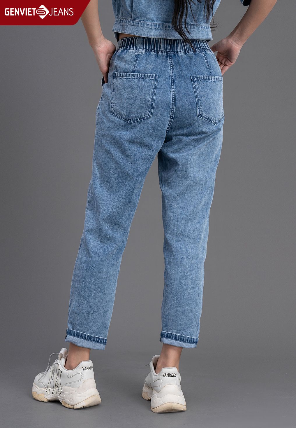  Quần Dài Nữ Jeans Col Thụng TQ104J2248 