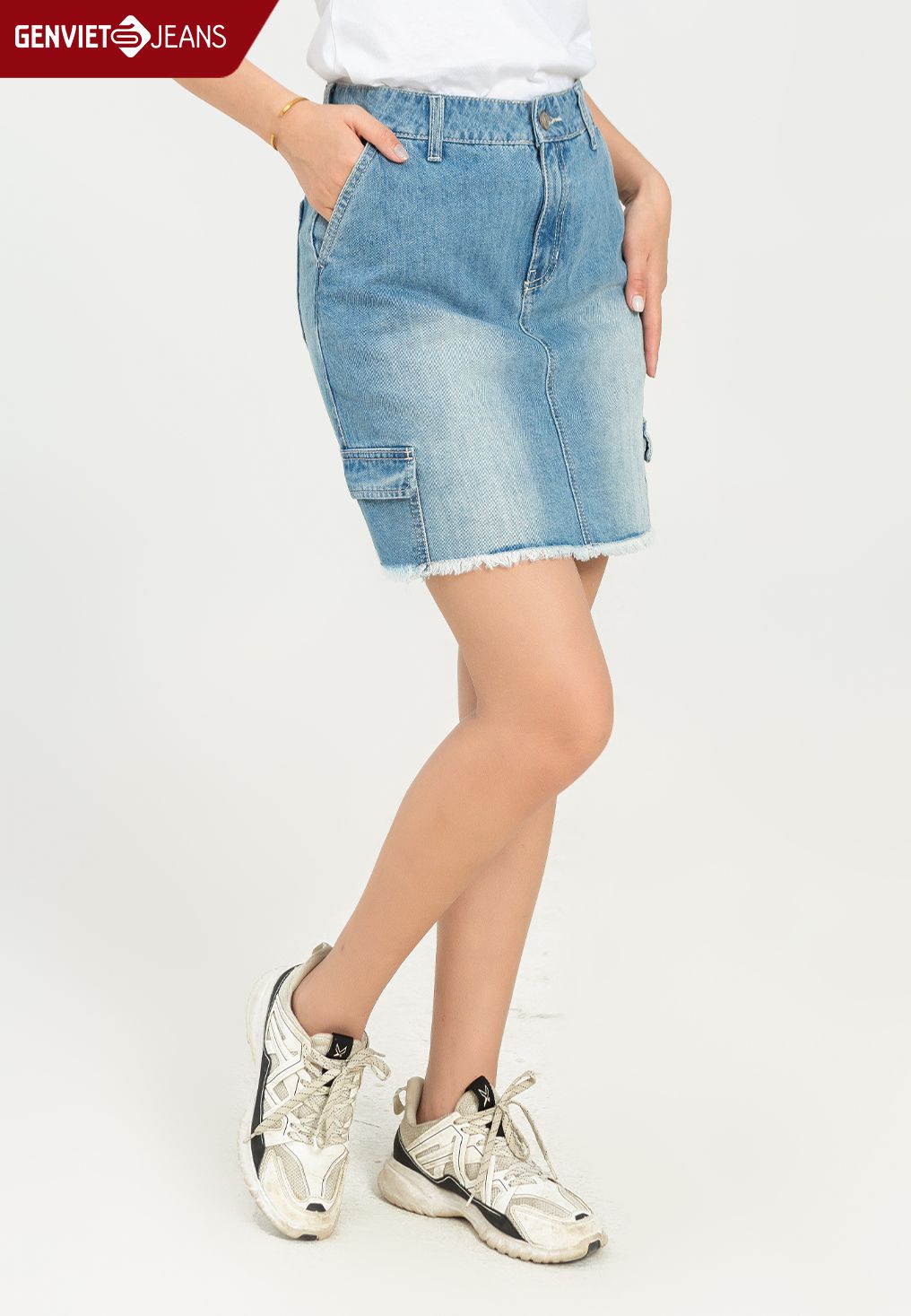  Juyp Nữ Jeans Dáng A TJ328J2232 