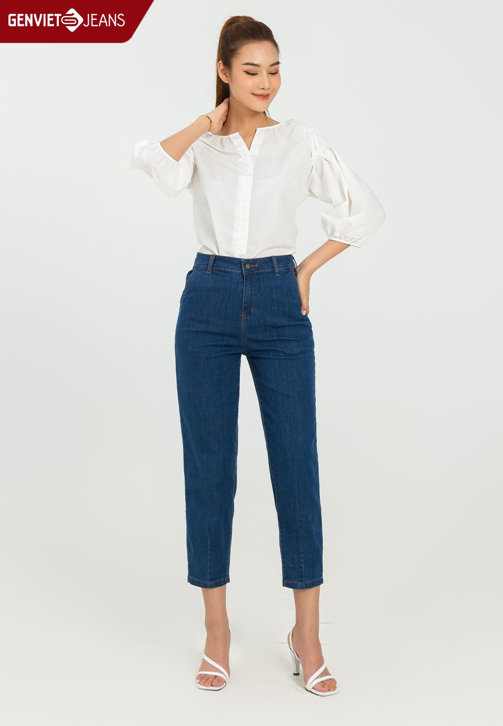  Quần Tây Dài Nữ Jeans DQ106J2142 