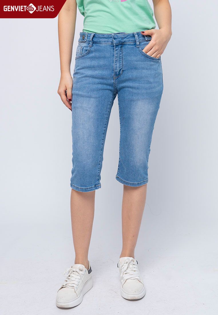  Quần Ngố Nữ Jeans Col Cơ Bản DQ303J963 