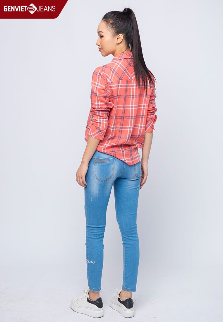  Quần Dài Nữ Jeans Col Ôm XQ102J769 