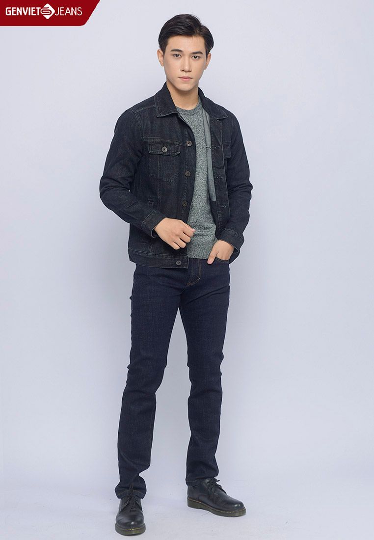  Áo Khoác 1 Lớp Nam Jeans Suông Vừa D6123J1372 