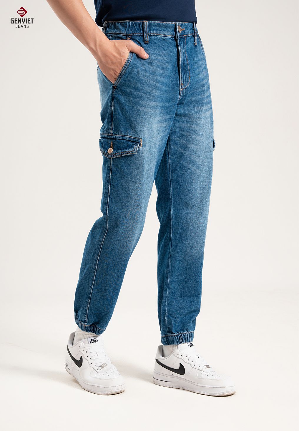  Quần Dài Nam Jeans Jogger T1111J8143 