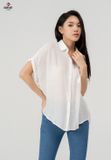  Áo Sơ Mi Cộc Tay Nữ Cotton Suông Free Size DA324C8234 