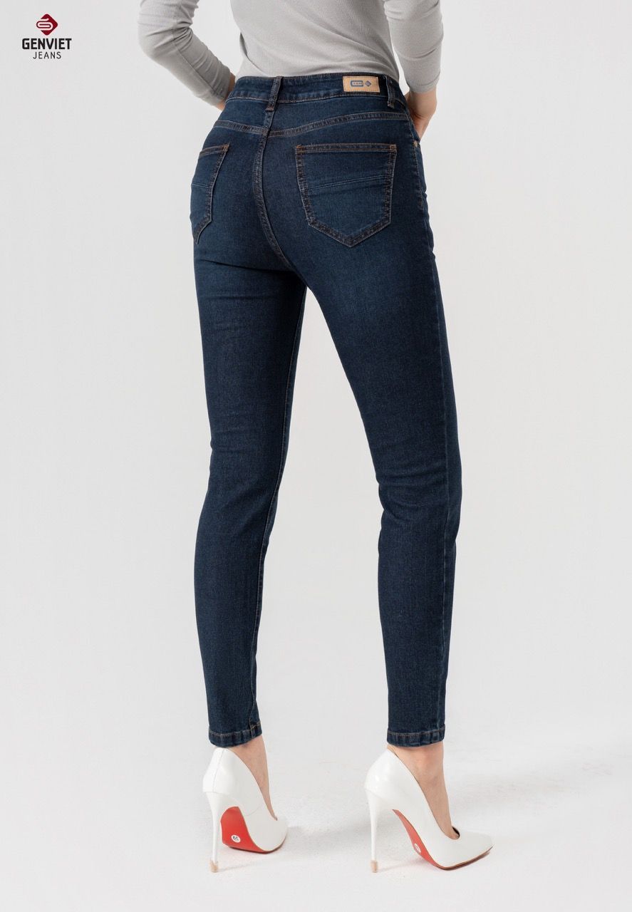  Quần Dài Nữ Jeans Ôm Co Giãn DQ103J8396 