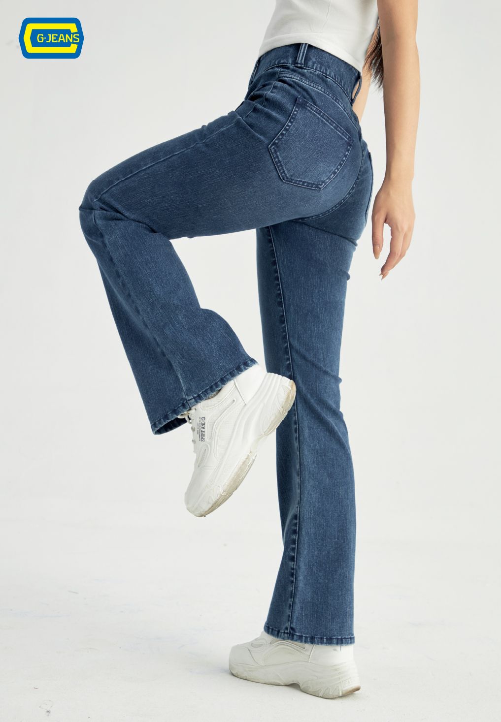  Quần Dài Nữ Jeans Ống Vảy TQ110J8407 