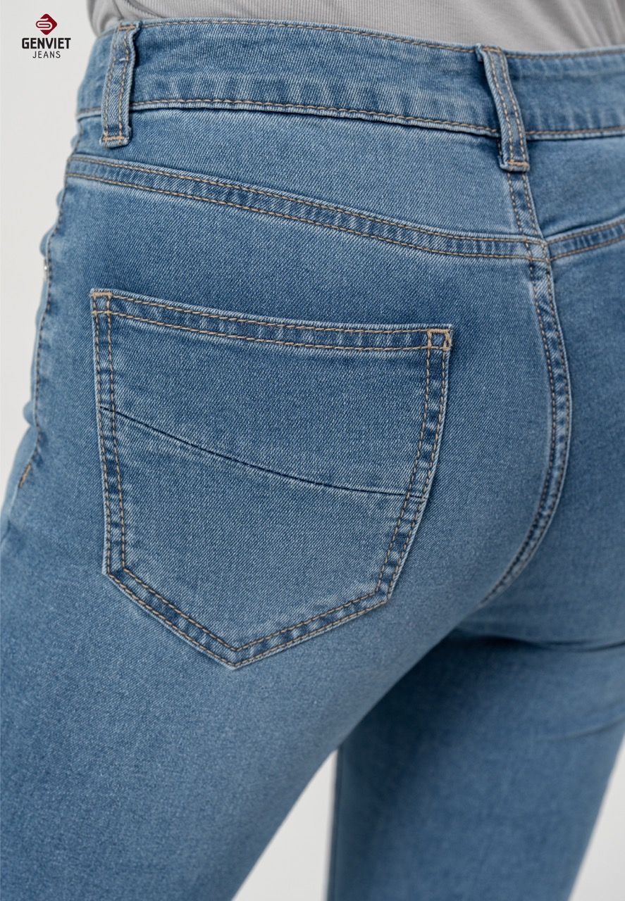  Quần Dài Nữ Jeans Ôm Co Giãn DQ103J8396 