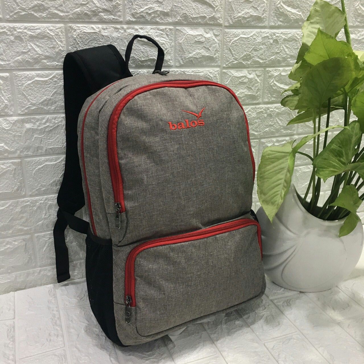 Balo Laptop Thời Trang Balos WIKTOR L.grey 15.6 Inch