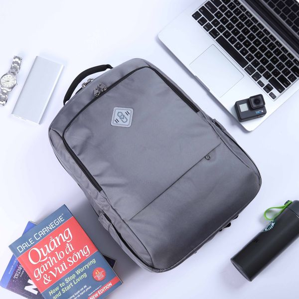  UMO TANO BackPack Grey- Balo Laptop Cao Cấp 