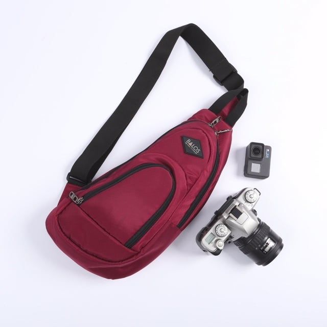 Balos ZEN SLING 3 D.Red - Balo Chéo 1 Quai Thời Trang