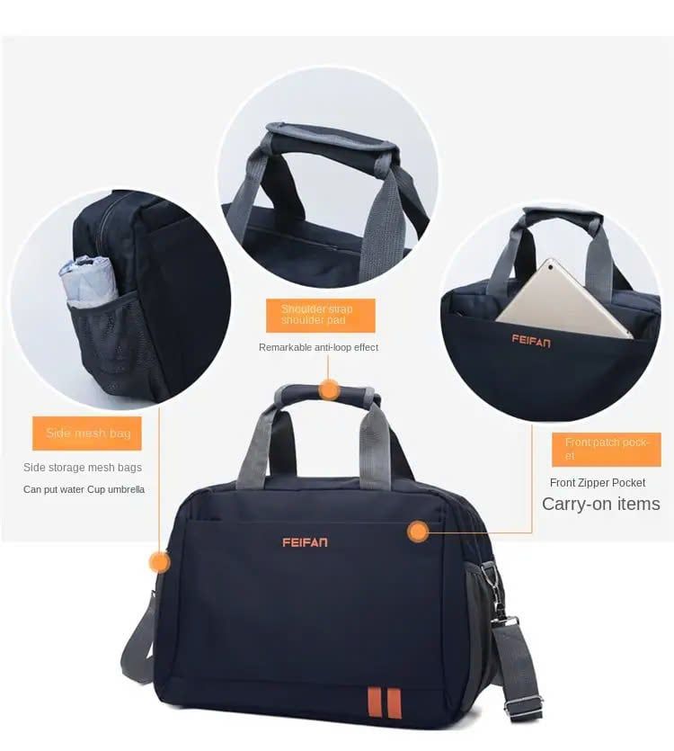 May Túi du lịch vải Oxford, túi xách tay và đeo vai, túi thể thao, túi tập gym theo yêu cầu - BL24175