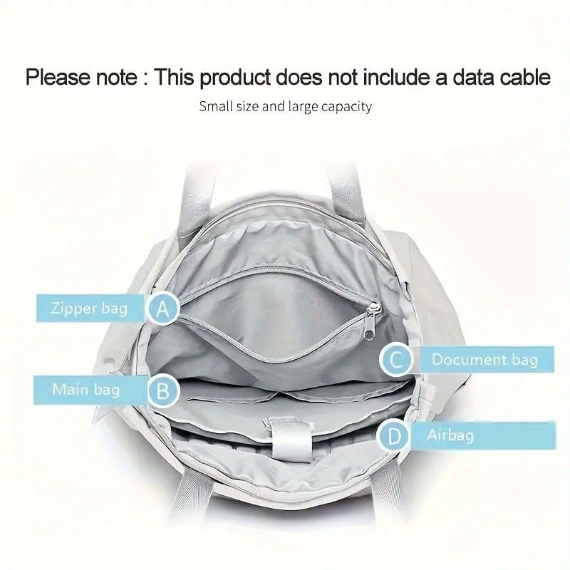 May Balo Laptop Chống Nước Phong Cách, Túi Đeo Vai Nylon Thường Ngày Theo Yêu Cầu - BL24182