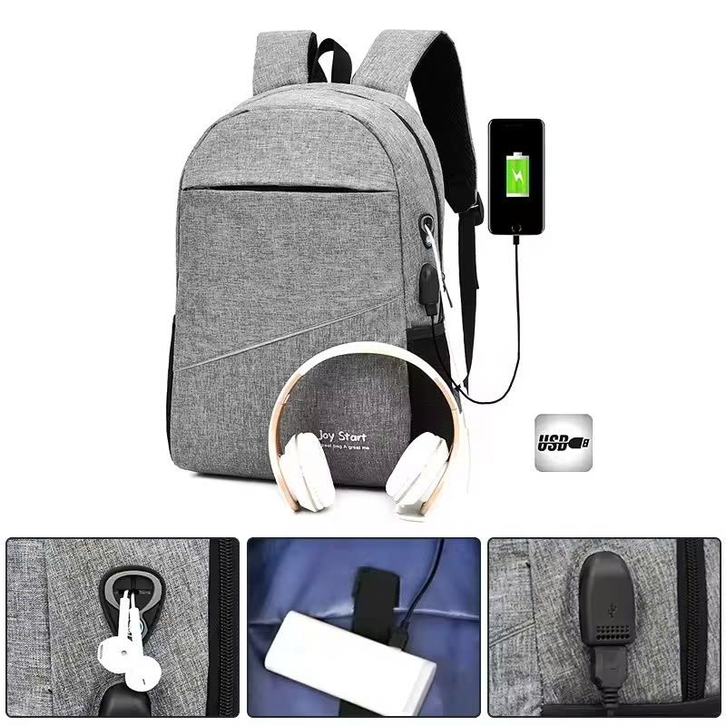 May bộ 3 ba lô 3 trong 1 du lịch và giải trí với cổng sạc USB và ba lô công sở laptop theo yêu cầu - BL2472