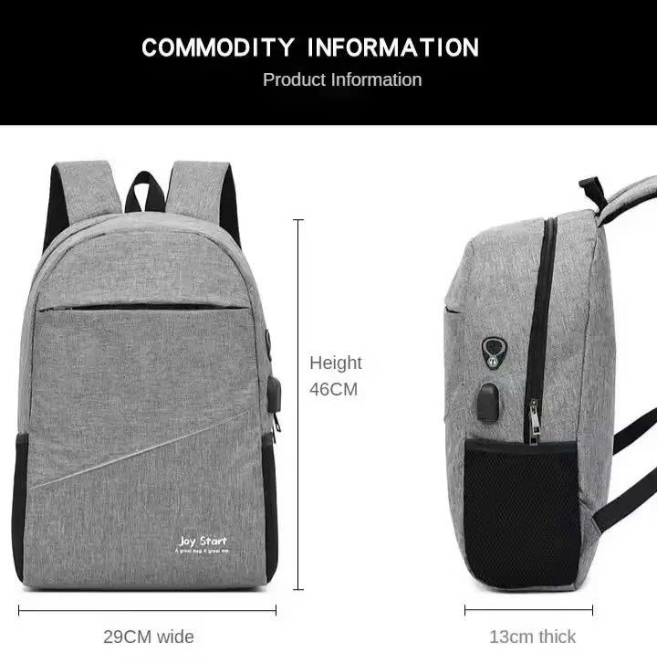 May bộ 3 ba lô 3 trong 1 du lịch và giải trí với cổng sạc USB và ba lô công sở laptop theo yêu cầu - BL2472