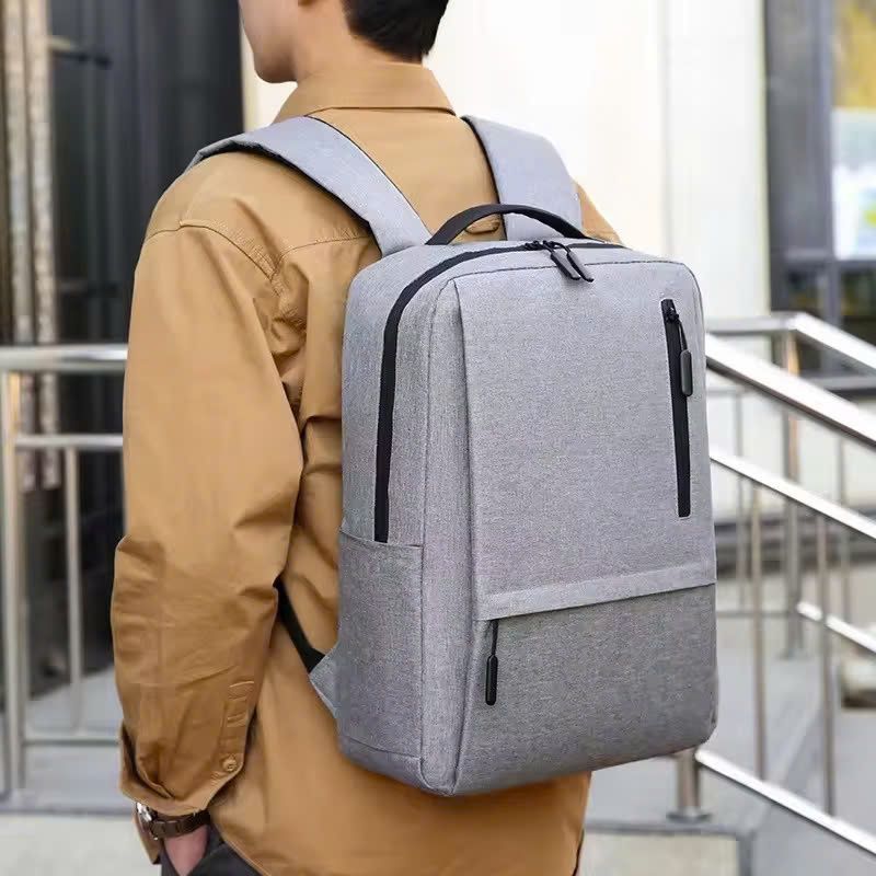 May Balo laptop công sở 15.6 inch có cổng sạc USB, balo du lịch theo yêu cầu - BL2470