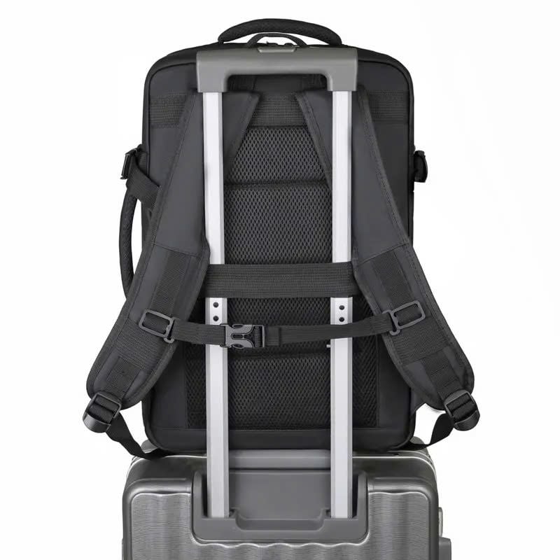 May Balo Laptop Văn Phòng - Chất Liệu Nylon Đen, Tùy Chỉnh Logo Theo Yêu Cầu - BL24173
