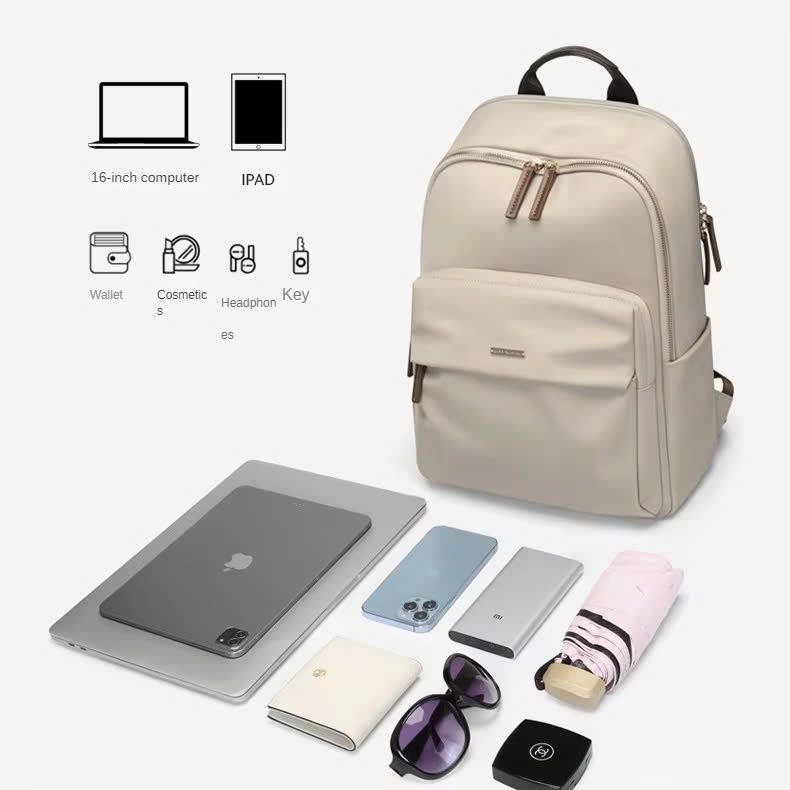 May Balo Laptop 16 Inch Chống Nước. Có Nhiều Ngăn Đựng Theo Yêu Cầu - BL24101