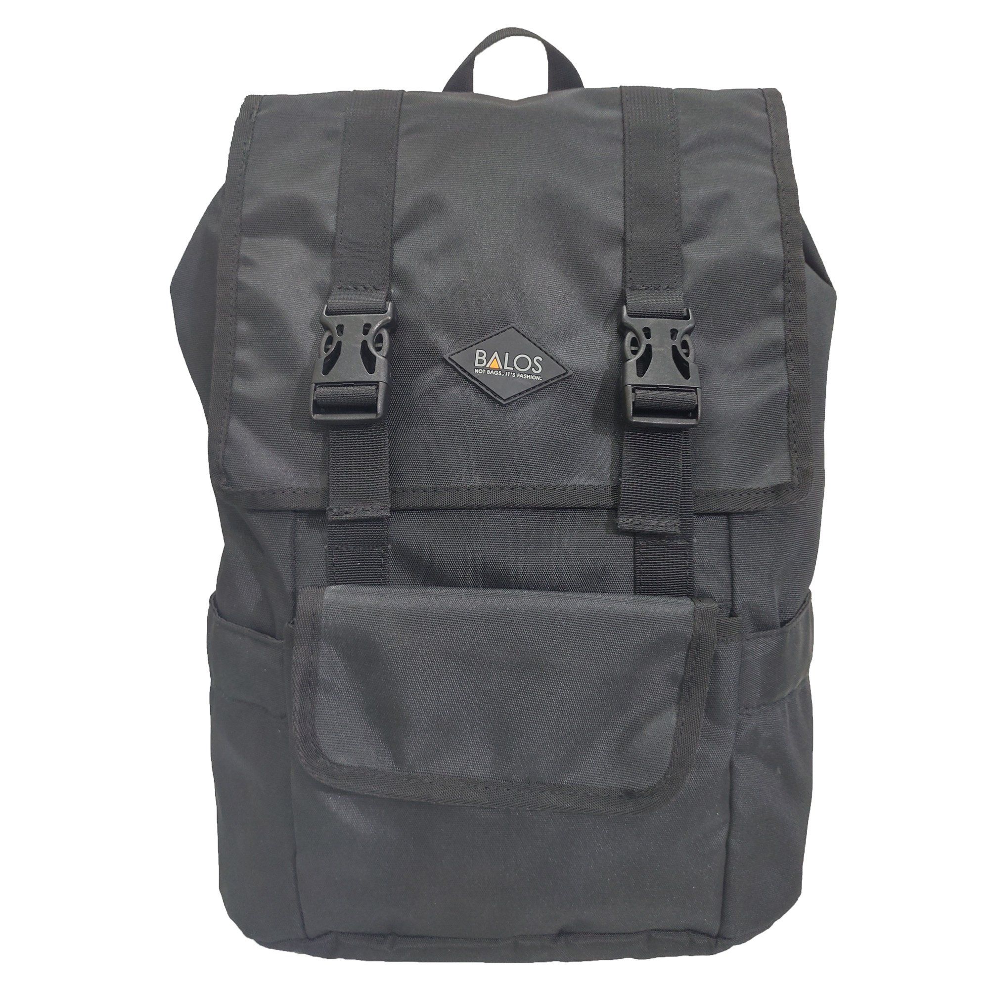 Balos SKY FLAP Black Backpack - Balo Laptop thời trang