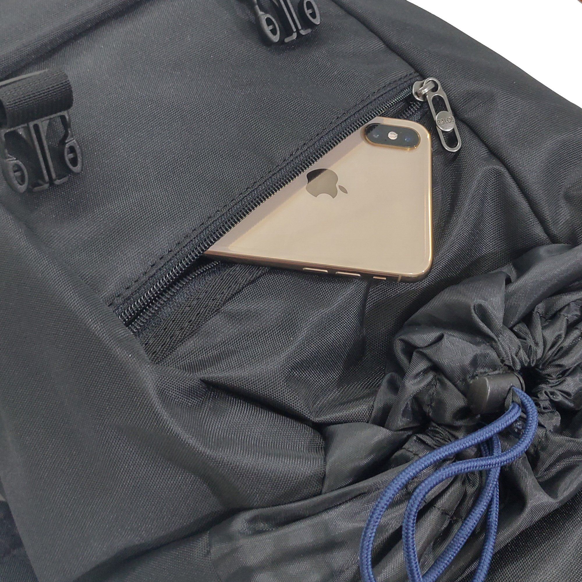 Balos SKY FLAP Black Backpack - Balo Laptop thời trang