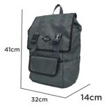  Balos SKY FLAP D.Grey Backpack - Balo Laptop thời trang 