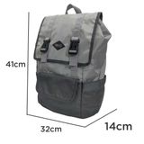  Balos SKY FLAP Grey/D.Grey Backpack - Balo Laptop thời trang 