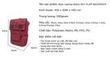  Balos SKY FLAP D.Red Backpack - Balo Laptop thời trang 