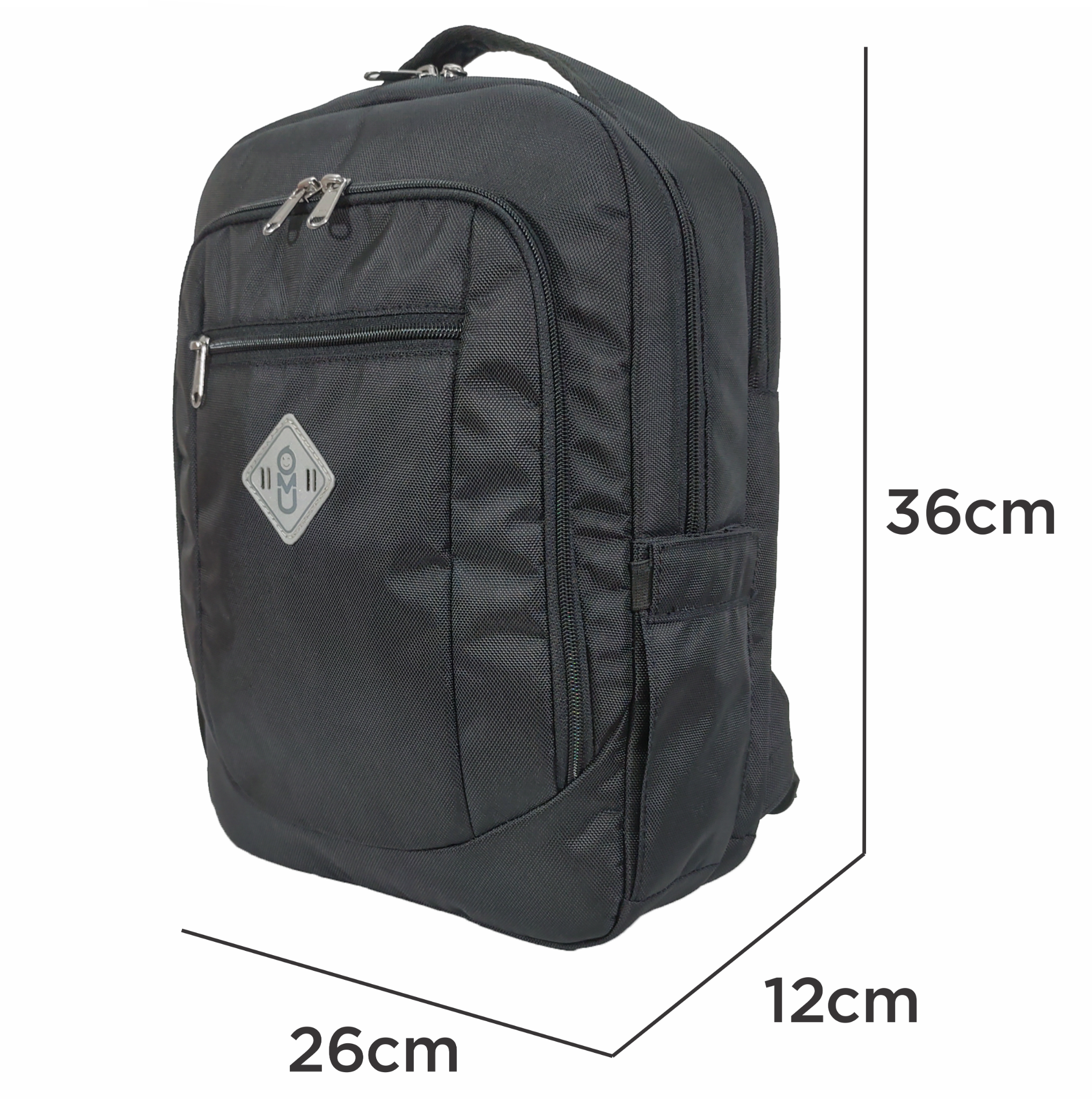  Balo UMO FOCUS BackPack Black- Balo Laptop Cao Cấp 