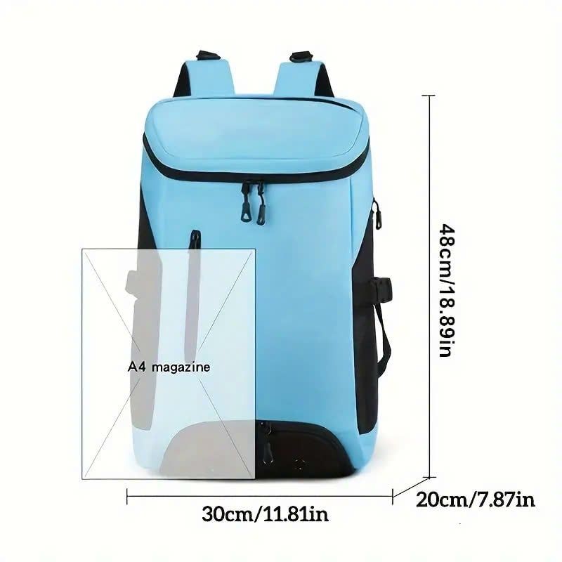 May Balo thể thao dung tích lớn có ngăn giày, túi đeo vai bằng nylon cho thể dục và du lịch - BL24170
