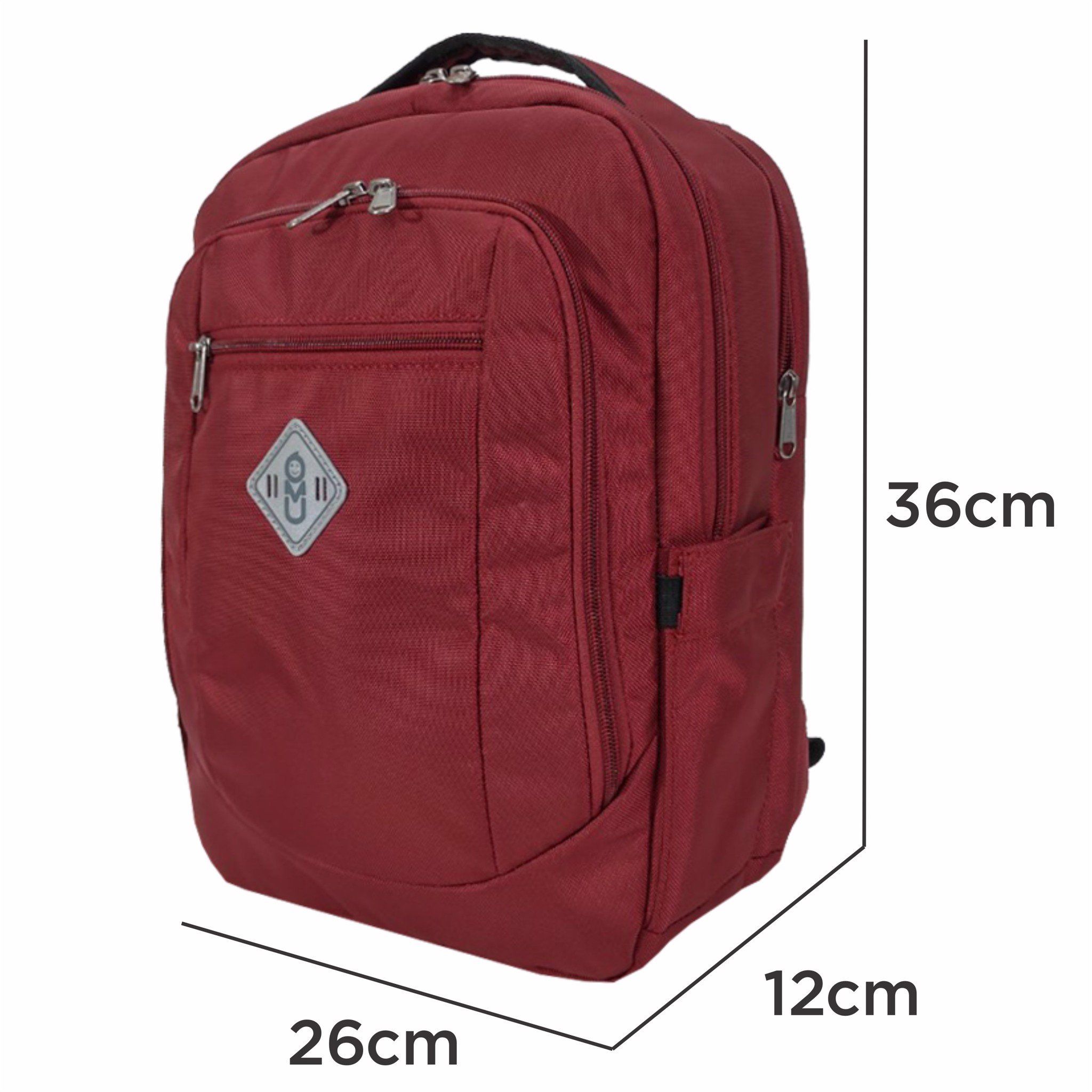  Balo UMO FOCUS BackPack D.Red- Balo Laptop Cao Cấp 