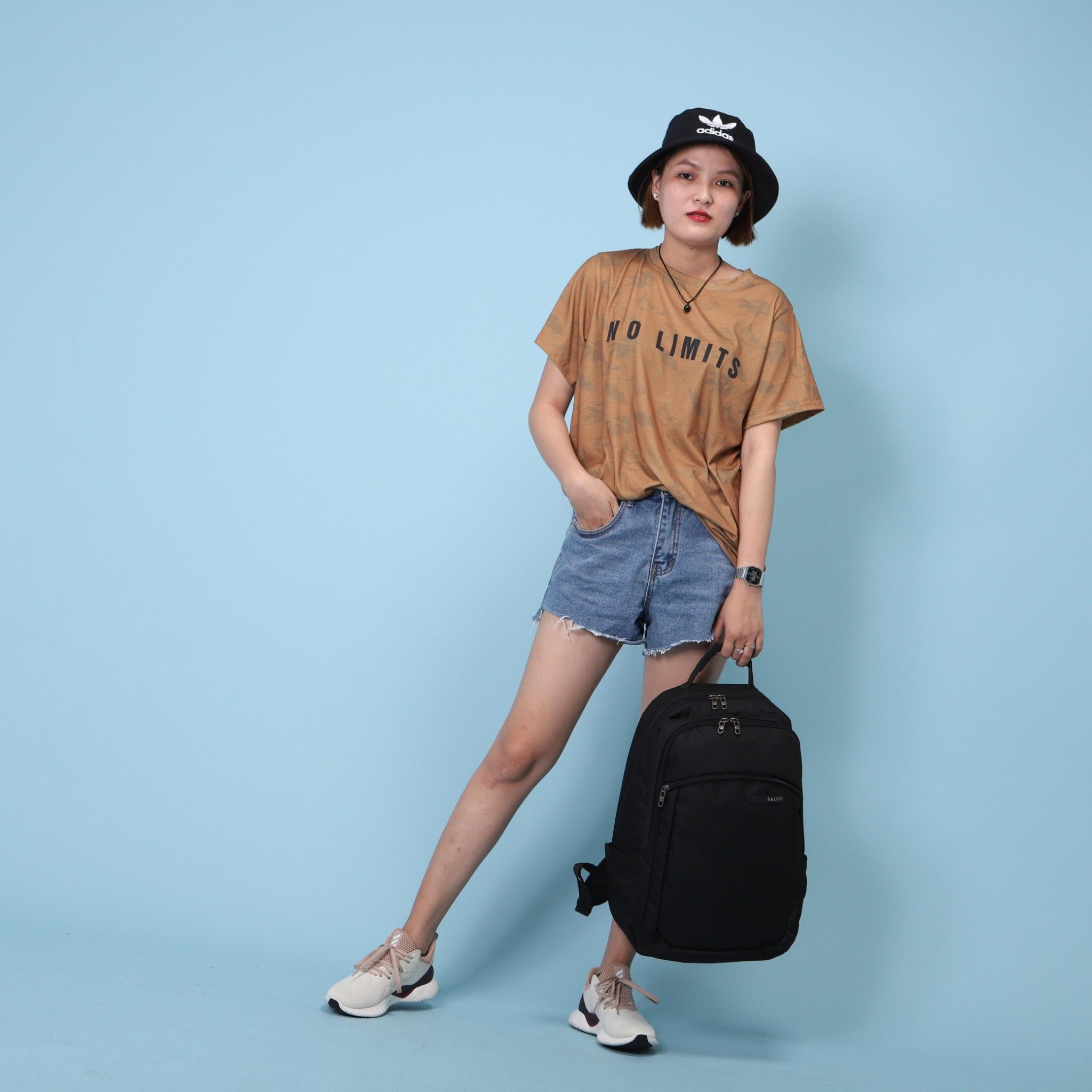 Balos WYNN Navy Backpack - Balo Laptop 15.6 Inch