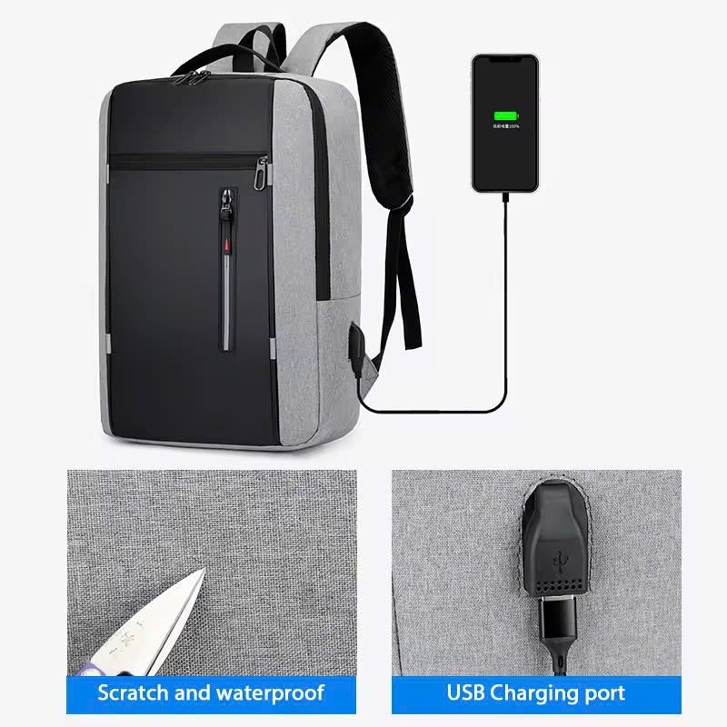 May Balo Laptop Thông Minh Chống Nước, Thiết Kế Mới, Tích Hợp Cổng USB Theo Yêu Cầu - BL2415