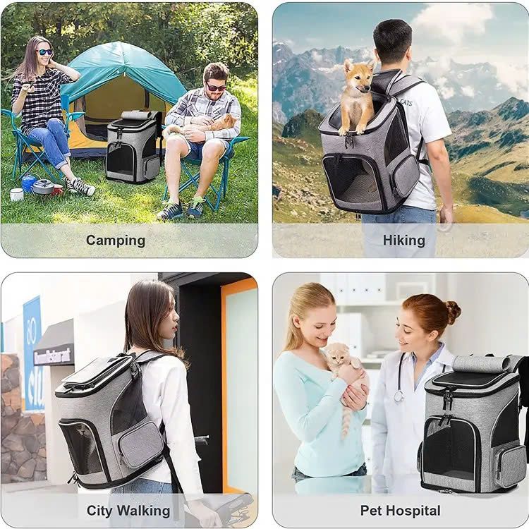 May Balo Vận Chuyển Thú Cưng Đa Năng Gấp Gọn Thoáng Khí - Dành Cho Chó Mèo Theo Yêu Cầu - BL24105