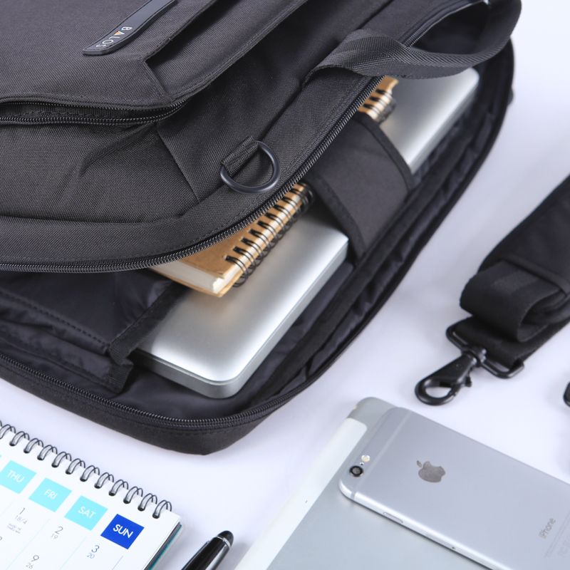 Cặp Xách Laptop Balos ALPHA 1 BLack