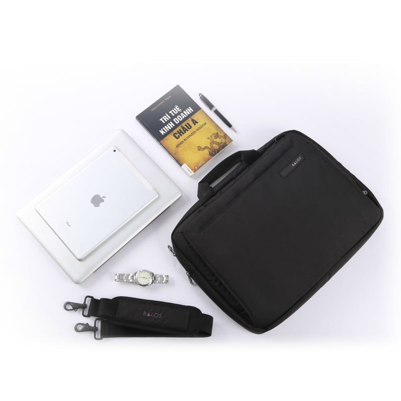 Cặp Xách Laptop Balos ALPHA 1 BLack