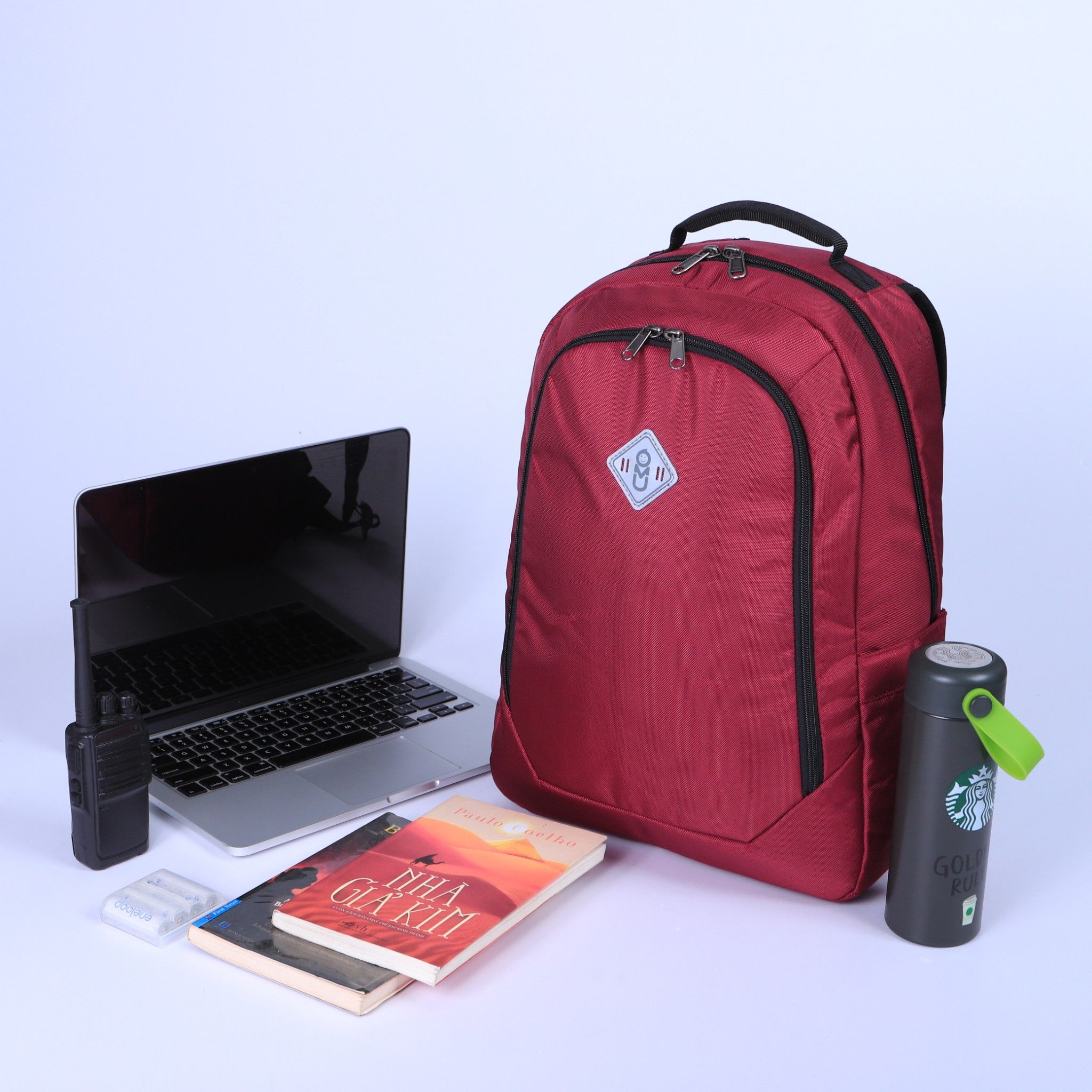  Balo UMO AMOKA BackPack D.Red- Balo Laptop Cao Cấp 